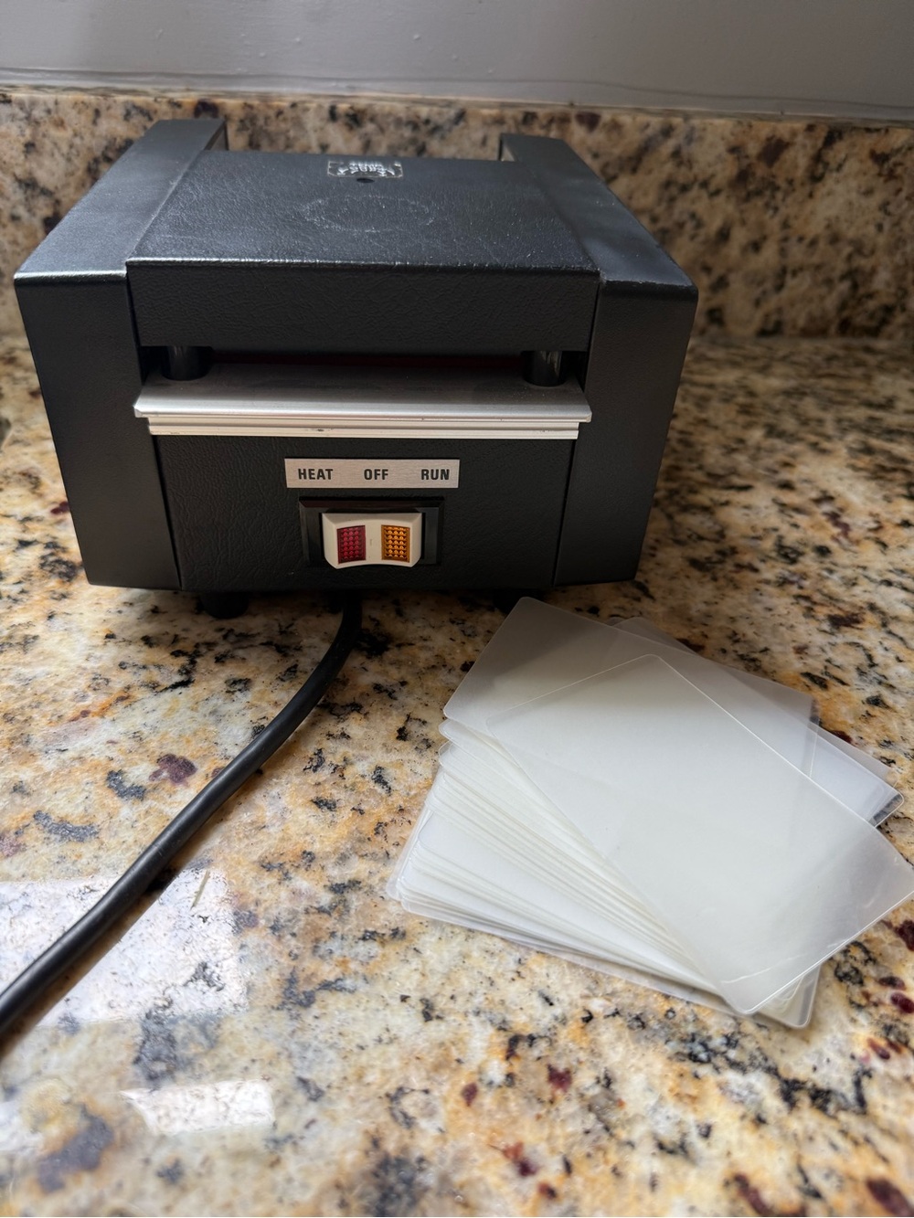 Laminator  Model 5000 115V 60Hz 1.9Amp WORKS!  VIDEO, Lamination Included